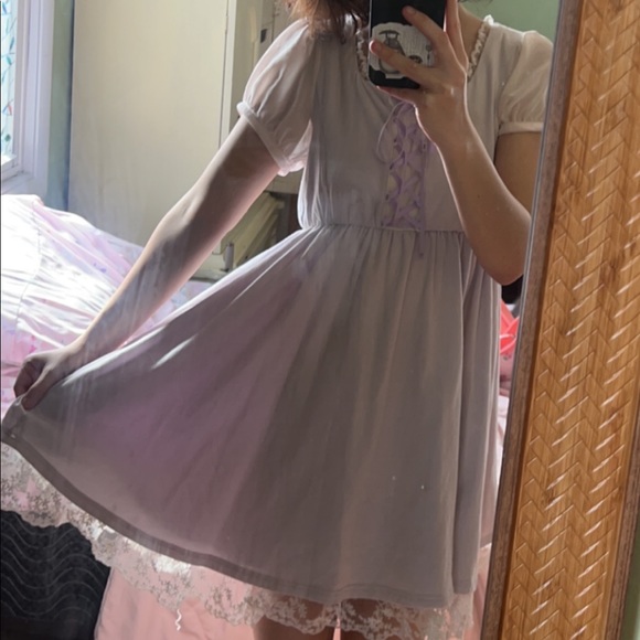 lavender purple colored rapunzel classic sweet lolita dress - Picture 1 of 1